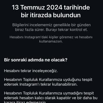 Instagram Bütün Hesaplarımın Kapatılması