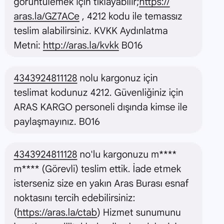 Aras Kargo Mardin Şubesi Dağıtım Çalışanları