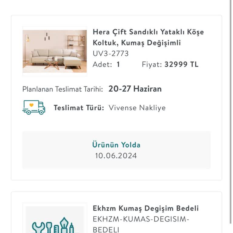 Vivense Koltuk Tedarik Sorunu