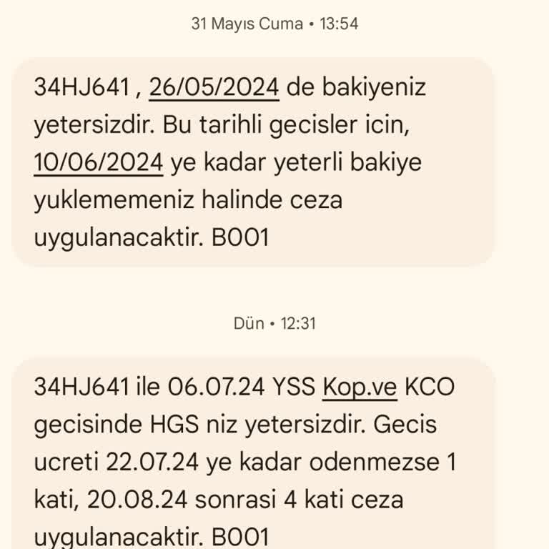 Ica (3. Boğaz Köprüsü Otoyolu) YSS Ve Kco İhlali Geçiş Şikayeti