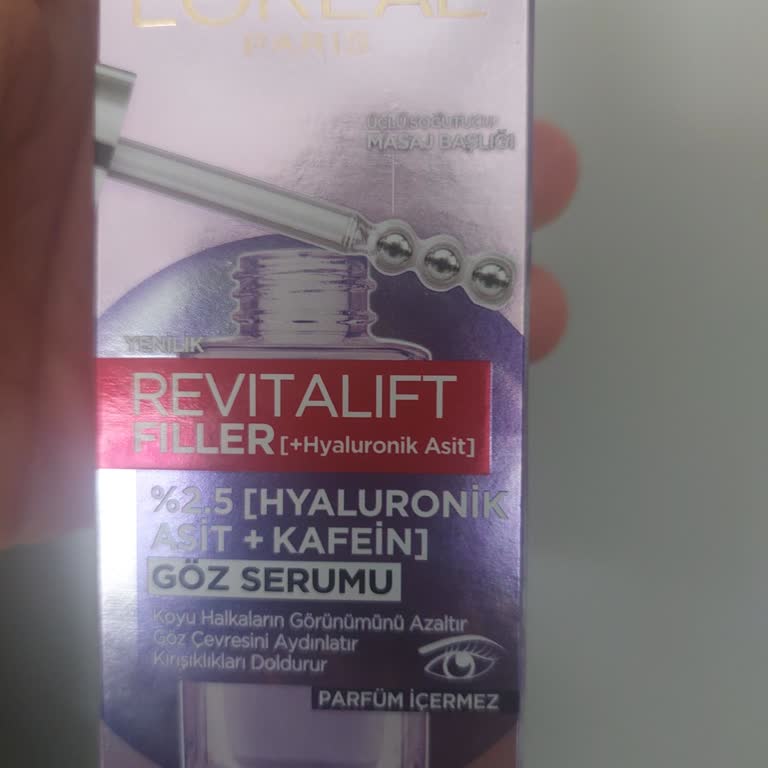 Loreal Paris Göz Serumu: Yapışkan Hissiyat Ve Kırışıklık Endişesi