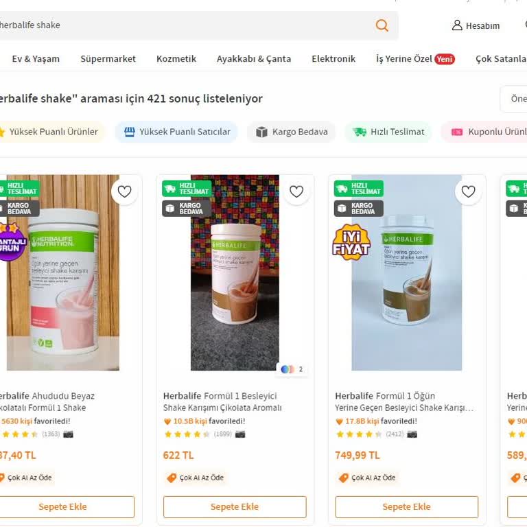 Herbalife Firması Trendyol'da Yasak Olduğu Halde Ürünlerini Sattırıyor