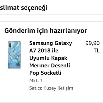 Amazon Kuzey İletişim Teslimat Sorunu!