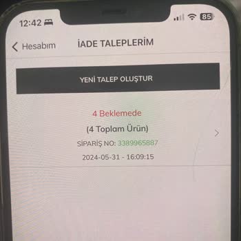 Avva Giyim İade Ücretim Gelmedi