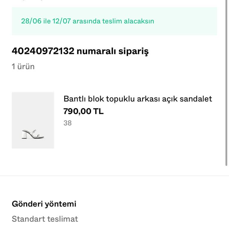 Bershka Kargo Elime Ulaşmadı