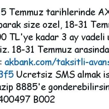 Akbank'ın Kampanya İşgüzarlığı
