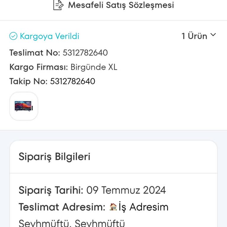 A101 Ürünün Parasını Ödemiş Olmama Rağmen Ürün Kargoya Verilmiyor