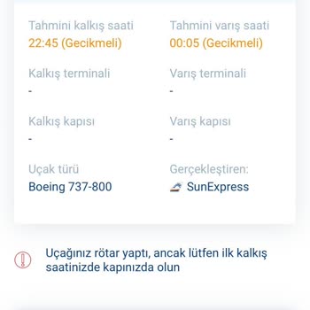 Setur Otel Uçak Mağduriyeti