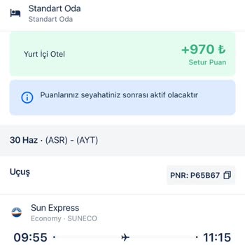 Setur Otel Uçak Mağduriyeti