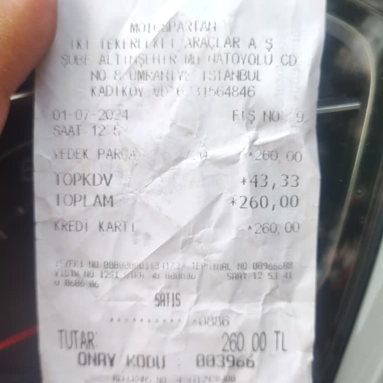 Motospartan Haksiz Kazanç Fazla Ödeme Çekilmiş