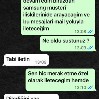 Samsung Adana Kozan Yolu Mobilya Mağazası Hizmet Şikayeti