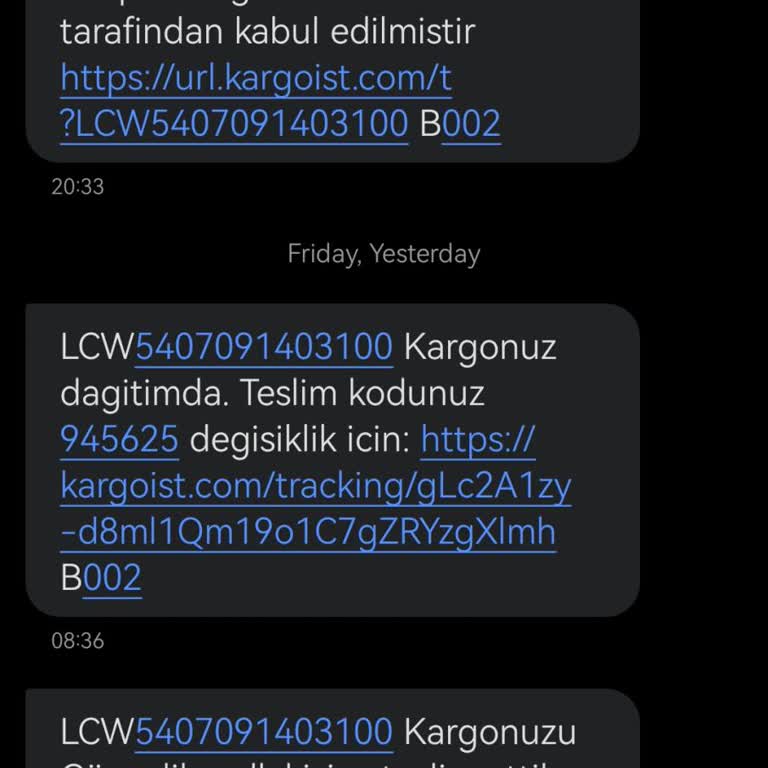 LCW Kargo Ulaşmadı