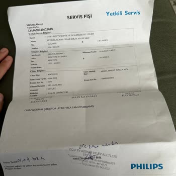 PHILIPS Ev Aletleri Philips Aqua Trio 7000 Mağduriyeti