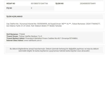 VakıfBank Türk Telekom'dan Aldığı Parayı Geri Ödemiyor.