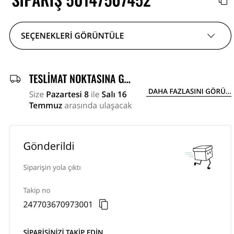 Stradivarius Yolda Gözüken Ama Gelmeyen Ürün