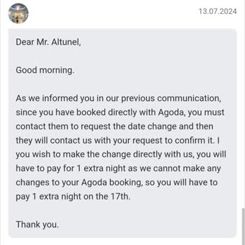 Agoda Müşteri Hizmetsizliği