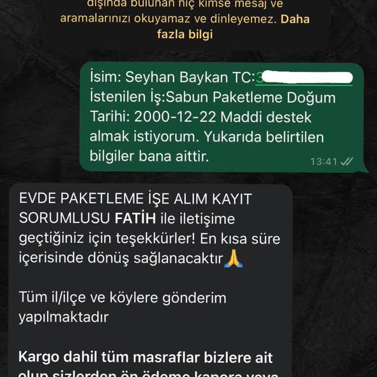 Hira Paketleme Evde Paketleme Başvurusu Ve Güvenlik Endişeleri