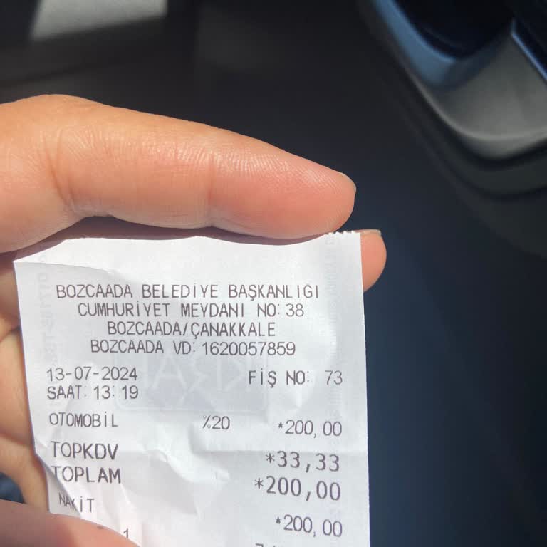 Bozcaada Belediyesi Bozcaada'da Tatil Ücretleri Hakkında Şikayet