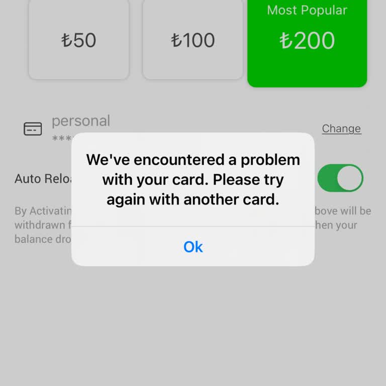 Martı Kredi Kart Eklenmiyor