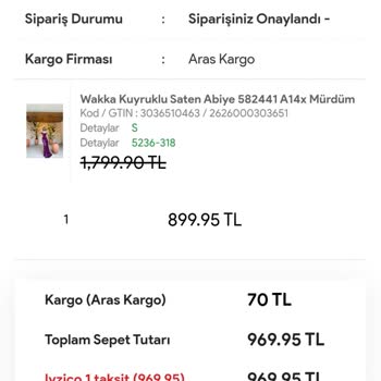 Sindimoda Para Çekimini Yaptı, Ürünü Kargoya Vermiyor.