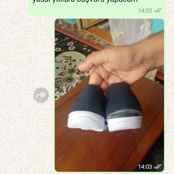 Sa_ayakkabi (Instagram) Instagram'dan Aldığım Ürün Hatalı Ve Defolu Geldi