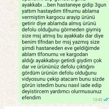 Sa_ayakkabi (Instagram) Instagram'dan Aldığım Ürün Hatalı Ve Defolu Geldi