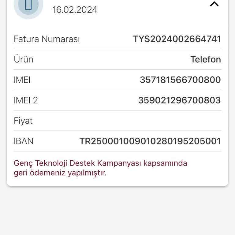 Gençlik ve Spor Bakanlığı Vergisiz Telefon Geri Ödemesi Hesabıma Yatırılmadı