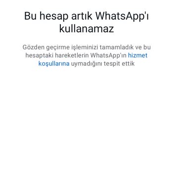 WhatsApp Spam Aldığı İçin Kapatıldı