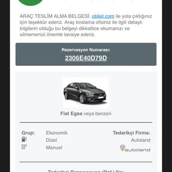 Autoland Otomotiv Obilet-autoland Araç Kiralama