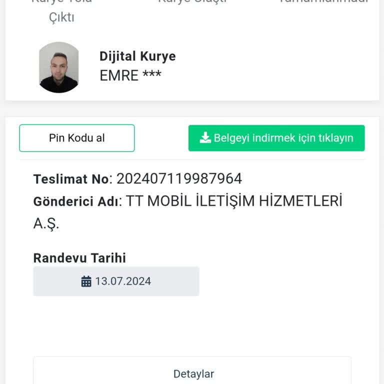 Dijital Kurye Türk Telekom Kurye Hizmetinde Yaşadığım Sorun