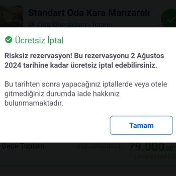 Jolly Tur İptal İade Hk