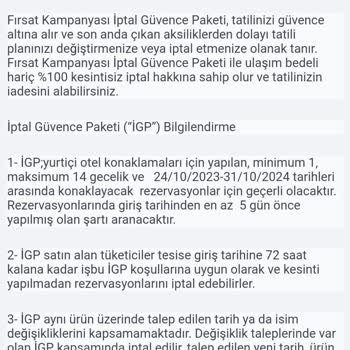 Jolly Tur İptal İade Hk