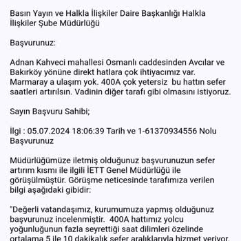 İETT - İstanbul Elektrik Tramvay Tünel İstanbul 153 Çözüm Merkezi Çözümsüz Kaldı