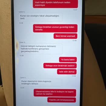 Yemek Sepeti Teslim Edilmeyen Ürün