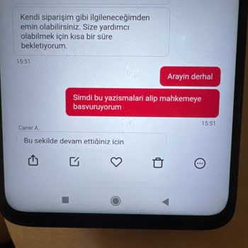 Yemek Sepeti Teslim Edilmeyen Ürün