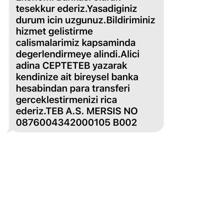 CepteTeb 1 Tl EFT Saçmalığı Ve Ad Soyad Uyuşmazlığı