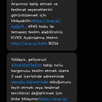 Trendyol Aras Kargo Saçma Sebeplerle Kargom Gelmiyor