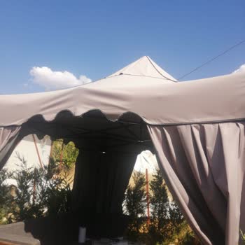 Clk Ticaret Çadır Pergole Rengi Soldu