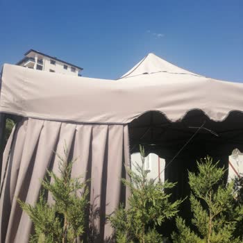 Clk Ticaret Çadır Pergole Rengi Soldu