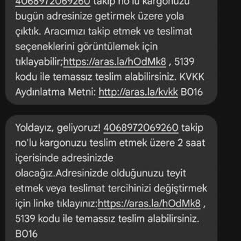 Aras Kargo Adrese Teslimat Yapmıyor