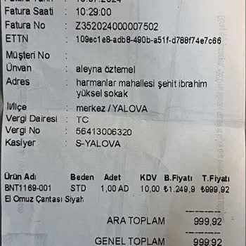 Sporjinal Benetton Çanta İadesi Hakkında