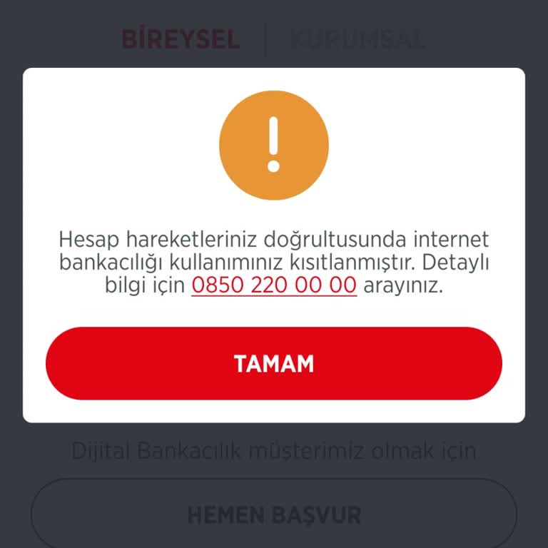 Ziraat Bankası Hesabımın Açılmasını Talep Ediyorum