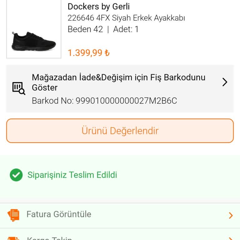 Dockers Ayakkabı Üretici Hatası Ayakkabı