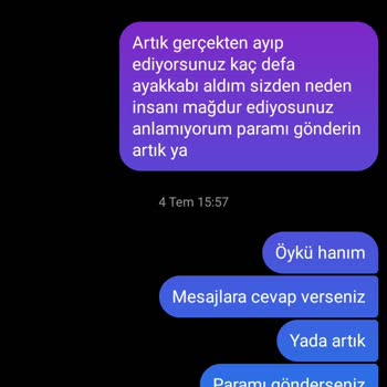 İssimo Ayakkabı Dan Şikayetçiyim Paramı Geri İstiyorum