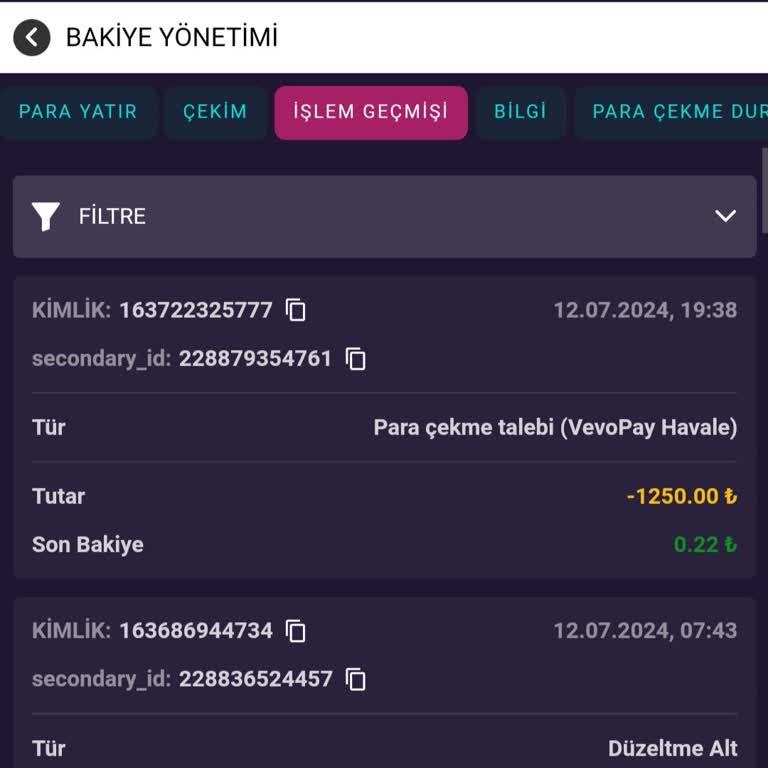 Betvar Bahis Betvar Haksız Yere Bakiyemi Sildi