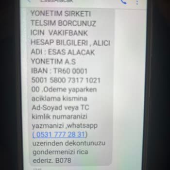 EsasAlacak (SMS) Esas Alacak Telsim Borcu Yalanı