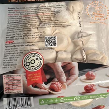 Ümraniye BİM'de Bulunan Dana Etli Pelmeni Mantı Eksikliği