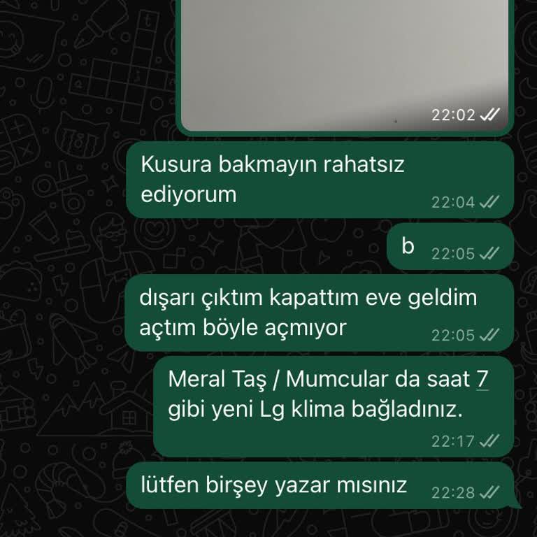LG Klima Bozuk Çıktı