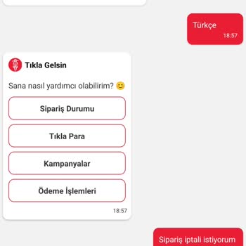 Tıkla Gelsin'den Verdiğim Sipariş Israrla Gelmedi