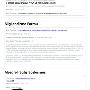 Turkcell Ek Paket Kullanamama